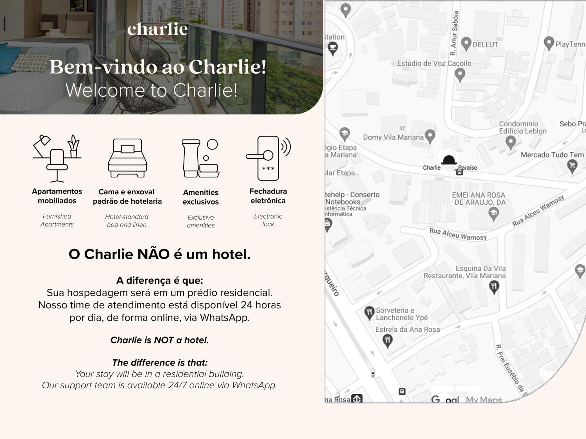 Charlie Domy Paraiso Sao Paulo Exterior photo